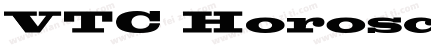 VTC Horoscope Regular 2字体转换